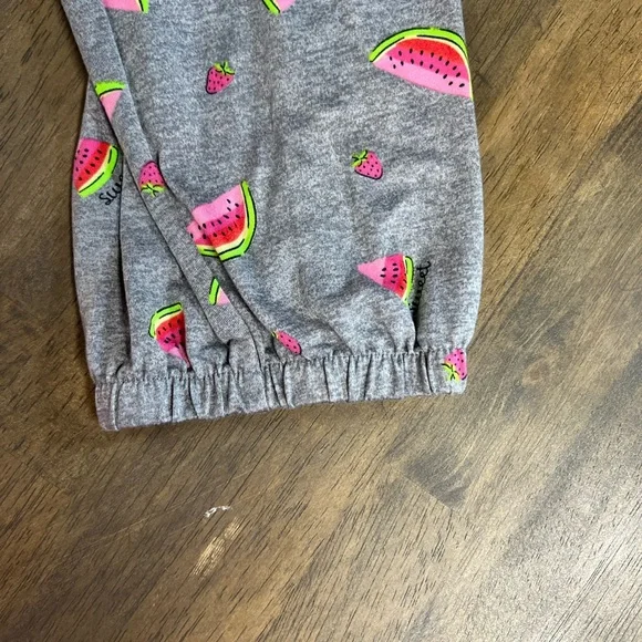 Joyspun Gray and Pink Pajama Set Watermelon Print, women’s XL - Picture 8 of 9